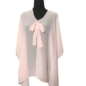 Womans fashion pink chic shawl coverup nwt